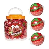 iChuches - Caramelo Naranja Solidario Dana | Gominola Inspirada en Valencia | Tarro 85 Unidades (Fresa Bomb 85)