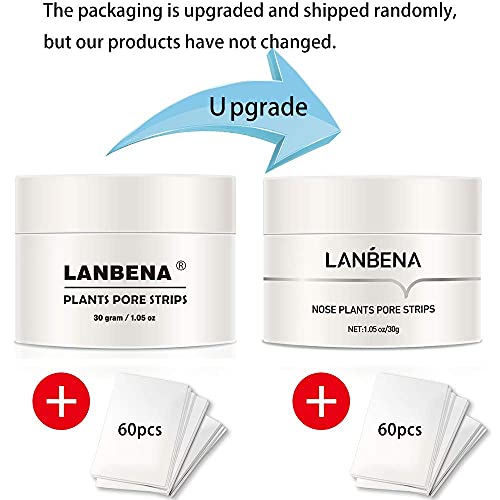 Lanbena removedor de pontos negros Preto máscara Purificação retire máscara facial Creme de limpeza
