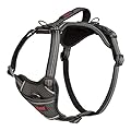 HALTI Anatomy Dog Harness with Handle - Provides Your Dog Freedom of Movement for Comfortable Walking. 3 Lead Attachment Points, Neoprene Padded, Adjustable, and Reflective (Size Medium, Grey)