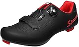 ✔ Compatibilidad versÁtil: Este zapato de bicicleta de carretera versátil es compatible con el perfecto para montar en carretera, desplazarse, viajar, clases de spinning, bicicletas de montaña y bicicletas de pelotón de interior.