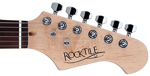 Rocktile ST-Pack Guitare electrique – Ensemble de Guitare électrique Bleu – Kit avec Ampli de 25 W, Housse, Sangle… - Les Beatles, Paul McCartney, John Lennon, RIngo Starr, George Harrison Rocktile ST-Pack Guitare electrique - Ensemble de Guitare électrique Bleu - Kit avec Ampli de 25 W, Housse, Sangle… – Image 4