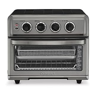 Cuisinart Air Fryer Toaster Oven with Grill, 1800W 8-1 Air Fryer Oven with Bake, Convection Bake, Grill, Broil and Warm Options, Large Capacity, 60-Minute Timer, TOA-70BKS, Black SS