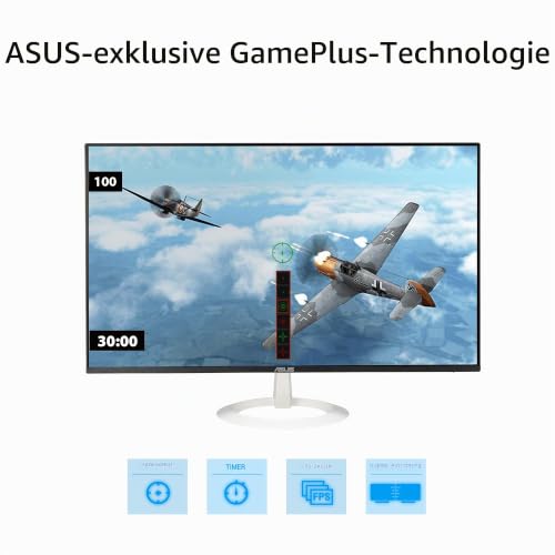 ASUS Eye Care VZ27EHF-W 27 Zoll Full HD IPS 100Hz Monitor, Weiß – Ansicht 5