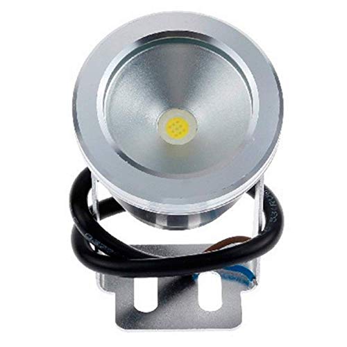 DLGGO Extérieur LED sous-marine SPA, lumières d'inondation 10W 12V Piscine Lumière étanche IP68 Décor projecteur Montage en surface Paysage lampe for la décoration de la piscine, Rocaille, Fontaine, É Cover