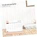 Angoily Versatile Wooden Card Stand Display Stand for Calendar Photos Cards Desktop Decor 15cm