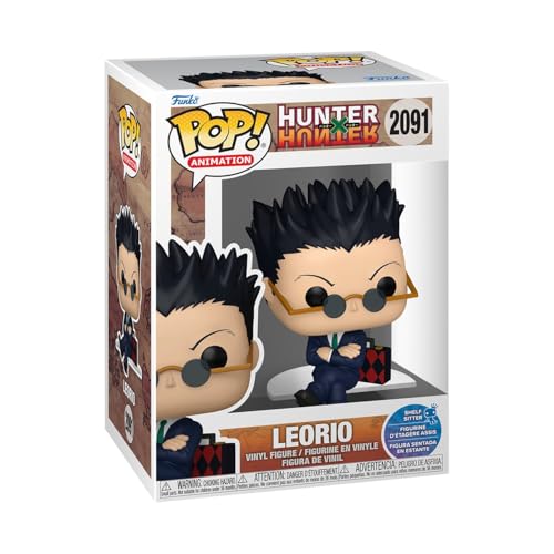 Funko Pop! Animation: Hunter X Hunter - Leorio - (Sit) - Hunter X Hunter (HXH) - Figura de Vinilo Coleccionable - Idea de Regalo - Mercancia Oficial - Juguetes para Niños y Adultos - Anime Fans