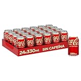 Coca-Cola Sabor Original Sin Cafeína - Refresco de cola - Pack 24 latas 330 ml