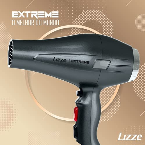 Secador Extreme Lizze 2400w 220v + Prancha Extreme Lizze 220v + Difusor
