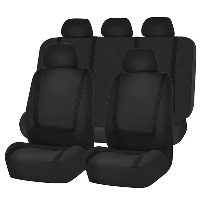 Housses de siège auto pour rénover et protéger l'intérieur en tissu noir de votre Hyundai i30