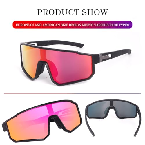 Image of CREEK Polarized Cycling Riding Cricket Glasses Sports Sunglasses Men Women for Moutain Baseball MTB Bicycle PS8528