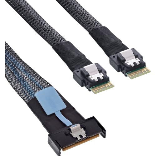 Cable MCIO x8 a SFF-8654 PCIe Gen5 NVMe para Transferencia Ultra Rápida