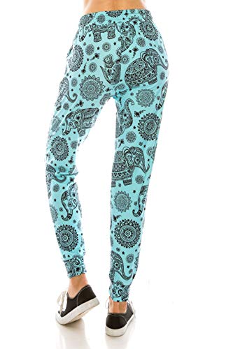Image of Leggings Depot Premium Jogger Women's Popular Print High Waist Track Pants(S-XL)