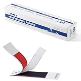 JMU Dental Articulating Paper 144 PCS, Straight Shape 110x21mm, 100μm Thick, Doubled Side for Occlusal...