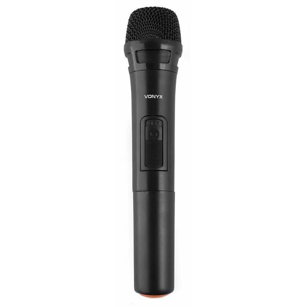 Vonyx HH12 Microphone UHF 864.500 MHz Interrupteur Marche/Arrêt pour Systèmes Vonyx UHF
