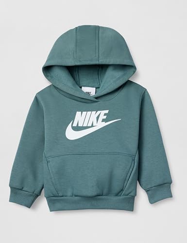 Image of Nike Baby Sportswear Club Fleece Pullover Hoodie and Joggers 2-Piece Outfit Set (Large Swoosh Logo)