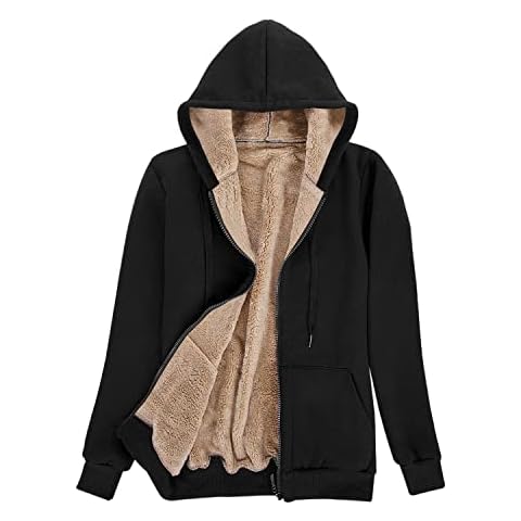 Niwicee Women's Fleece Lined Hoodie Cover