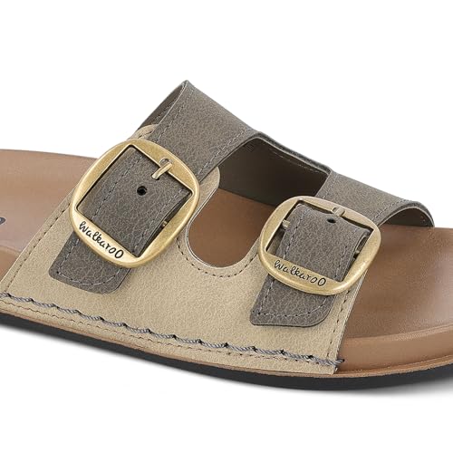 Image of WALKAROO Comfort Sandal For Women's|CloudStep Double-Density PU Sole - Ultimate Comfort|Stylish Casual Wear|WE2500