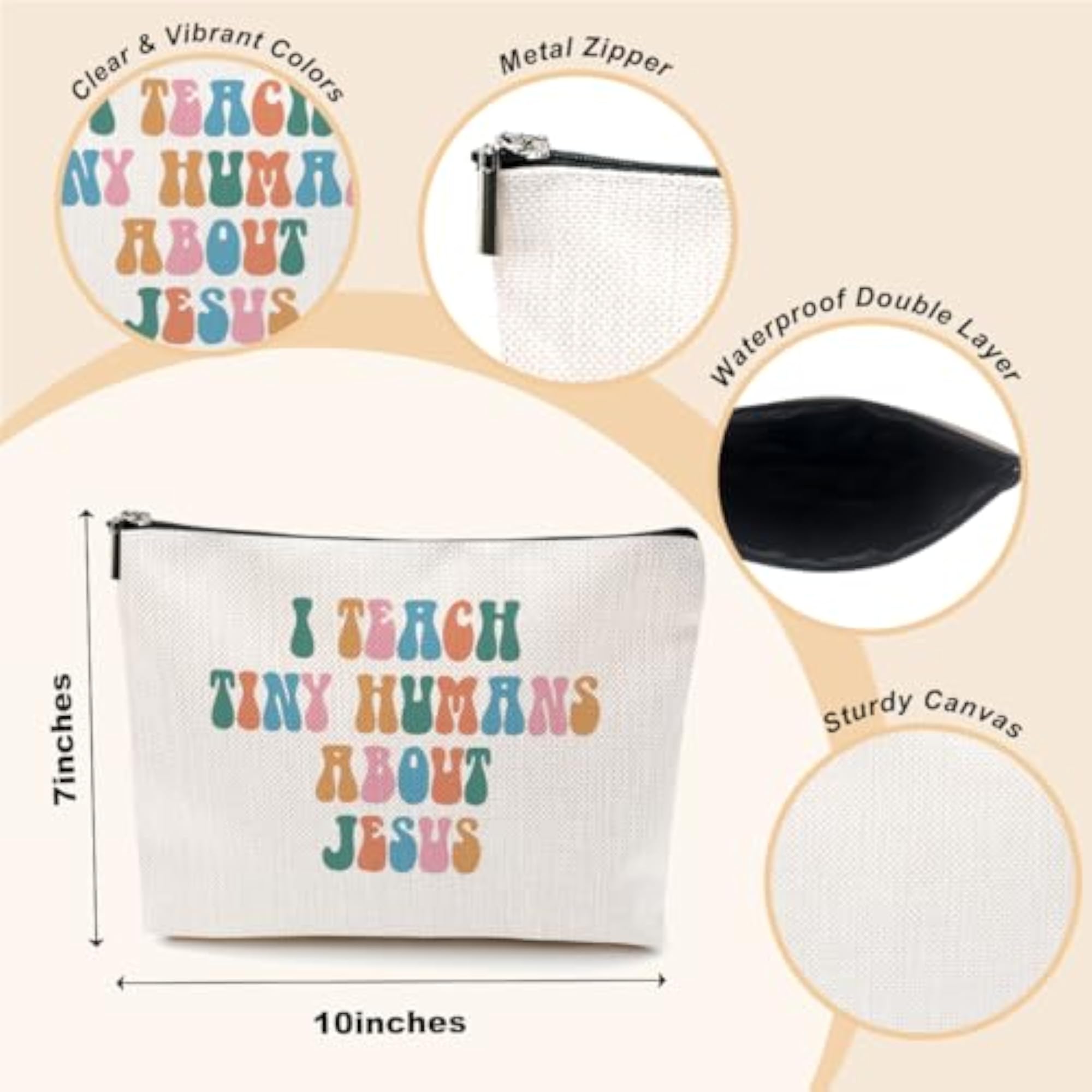 Social Worker Makeup Bag, Gift for Coworkers