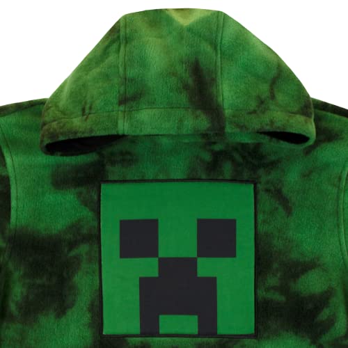 Minecraft Video Game Creeper Boy's Pull Over Fashion Hoodie Sweatshirt For Kid's (Green Wash, 5/6 #TOP5