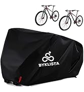 BYKLISTA NEU Fahrradabdeckung für 2 Fahrräder + eBook - Fahrradgarage Fahrradplane wasserdicht 