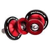 MOHACNC M6 Motorrad Schwingen-Spools für Monster SP/Plus 21-24 821/12004-21200R6-19200S4-20 7977-21 7960-14 Langlebig und kratzfest CNC-Aluminium Hinterradhebung Zubehör (Rot)