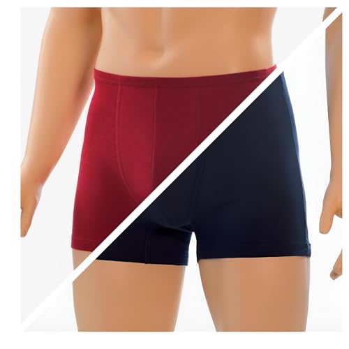 Men's Boxer Briefs, Soft and Breathable Cotton Underwear with ComfortFlex Waistband, Multipack3