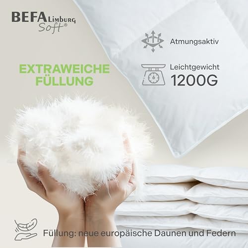 BEFA SOFT Daunendecke 135x200 Ganzjahr NOMITE