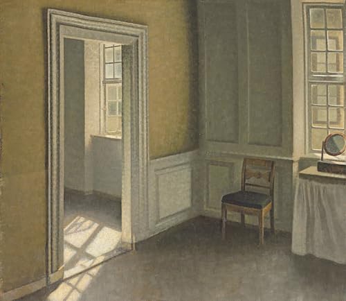 Affiche Toile Chambre Strandgade Vilhelm Hammershoi Art Portrait Décoration 60x90