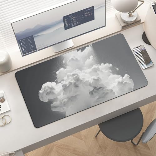 Protector de Escritorio A Cloud Floating 30x60cm Blanco miniatura 6