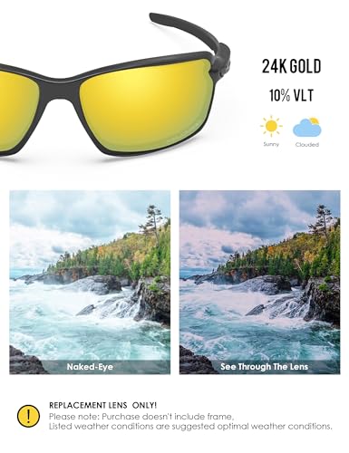 Image of BLAZERBUCK Anti-salt Polarized Replacement Lens for Oakley Carbon Shift OO9302 Sunglass