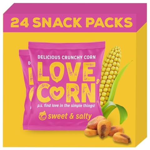 LOVE CORN Sweet & Salty Crunchy Snack 20g x 24 Cover