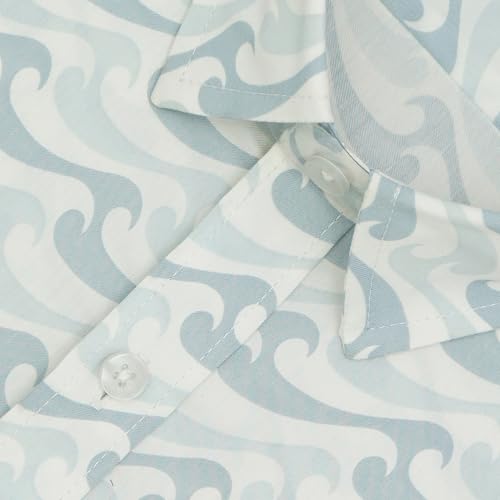 Image of GHPC 100% Cotton Printed Half Sleeves Regular Fit Formal Shirt for Men