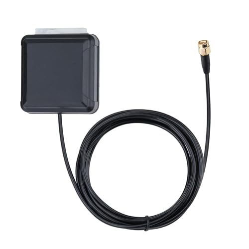 Bingfu Antenne GNSS Quadri-Système avec GPS BeiDou GLONASS Galileo, LNA Haut Gain 28dB, Étanche IP65, Connecteur SMA, Large Tension 3-12V pour Applications...