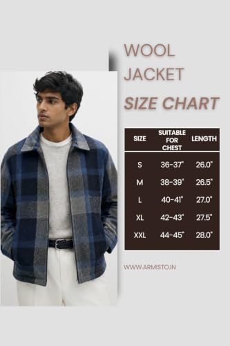 Image of Men's Quilted Winter Jacket /Full Sleeves /Puffer and Bomber