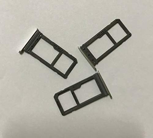 Lysee Mobile Phone Flex Cables - 100pcs/lot For Samsung Galaxy S7 G930 Dual/Single Sim Card Holder Tray - (Color: S7 Grey Dual SIM)