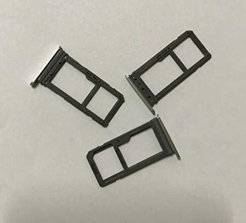 Lysee Mobile Phone Flex Cables - 100pcs/lot For Samsung Galaxy S7 G930 Dual/Single Sim Card Holder Tray - (Color: S7 Grey Dual SIM)