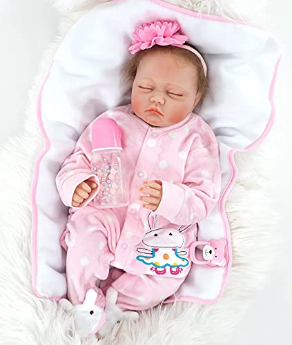 MAIHAO 22zoll 55cm lebensechte Puppe Reborn Babys mädchen silikon Puppen wie echtes Toddler Dolls Junge realistische…