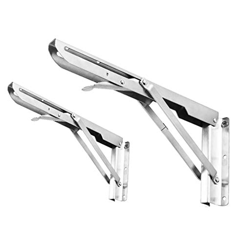 Support équerre pliable K acier inoxydable pour console murale rabattable - 2