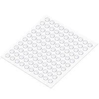 100 Stück Selbstklebend Türpuffer, 8MM Selbstklebend Elastikpuffer Transparent Schutzpuffer Gummipuffer Stoßfänger Pads für Türschränke und Schubladen