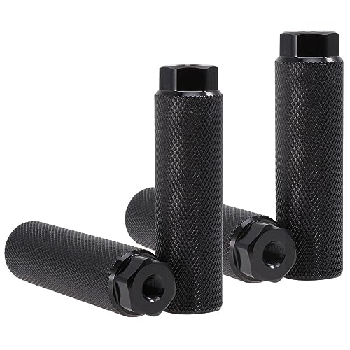INOOMP 4pcs Bike Rear Pedals Aluminum Alloy Detachable Cycling Pegs Anti-Skid Bicycles Foot Stands for Road Mountain