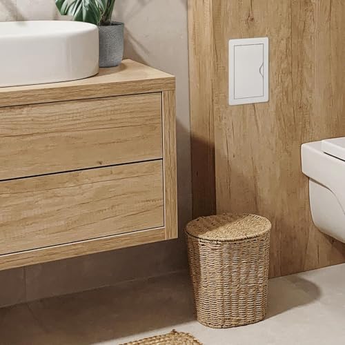 Miratic Revisionsklappe Revisionstür Farbe Weiße ABS-Material (15 x 20 cm)