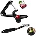 Produktbild LONJY Kirschenentkerner und PfeffersMaschine,Samenentferner Olivenpitter,Trauben und Preiselbeeren Fruit Corer Cherry Pit Pitter K¨¹chenwerkzeuge zur schnellen Entfernung von Fruchtsteinen (schwarz)