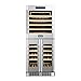 Kucht K280AVH33 72-Bottle Triple Zone Wine Cooler Built-in with Compressor, Stainless Steel