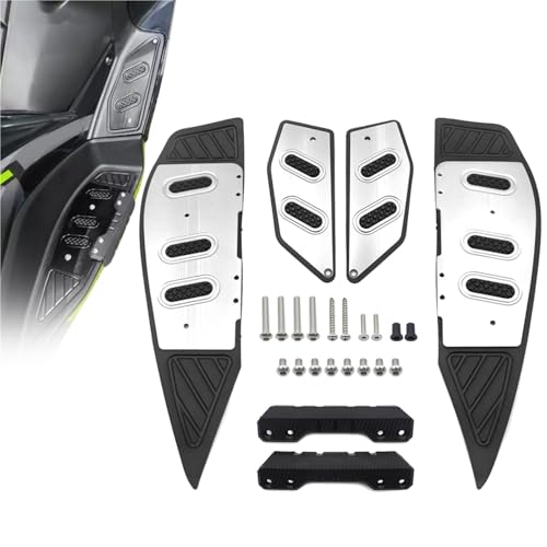 Plaque en Alliage d'Aluminium Xmax 250 Pédale Moto pour Trajets Urbains Confortables