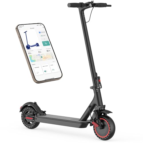 Image of Foldable Electric Scooter for Adults, 350W /500W Motor, Up to 22 MPH, 8.5 inch /10 inch /14 inch Tires, 15‑31 Miles Range, Dual Brakes E Scooter with Seat & Bag