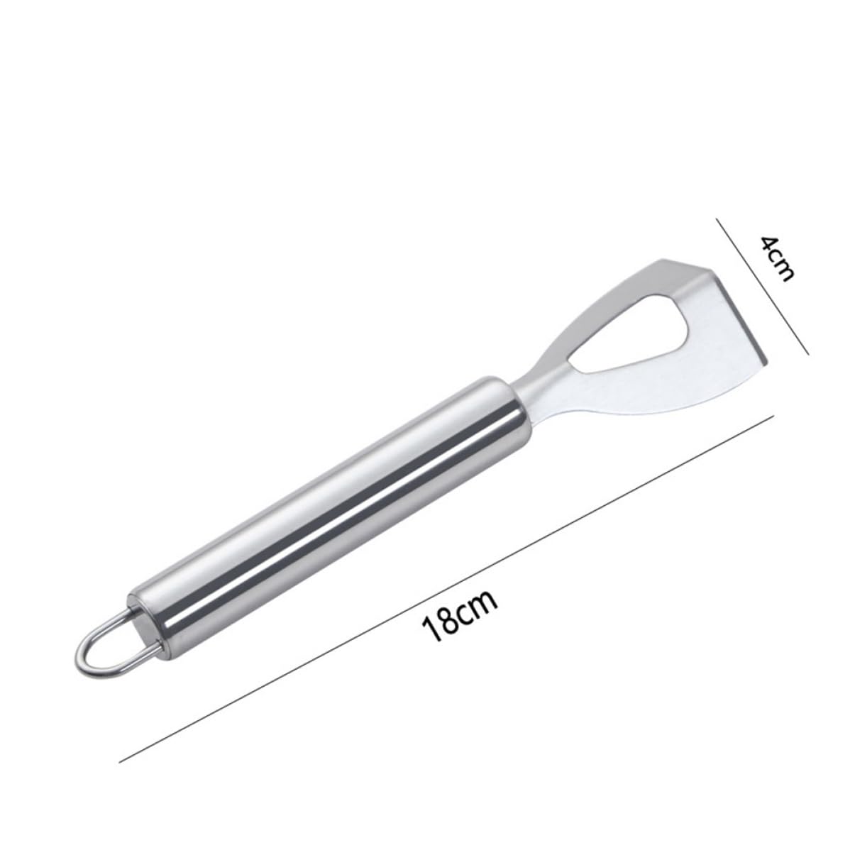 STOBAZA Stainless Steel Cheese Tool Set Cheese Slicers Butter Spreader Knives Silver