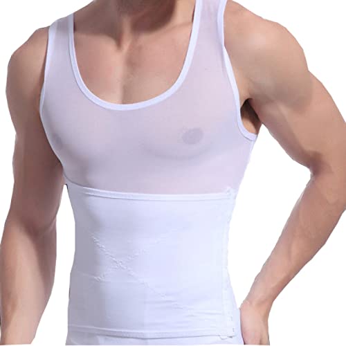 Gilet Amincissant Homme avec Entraîneur de Taille Réglable pour Ventre Plat