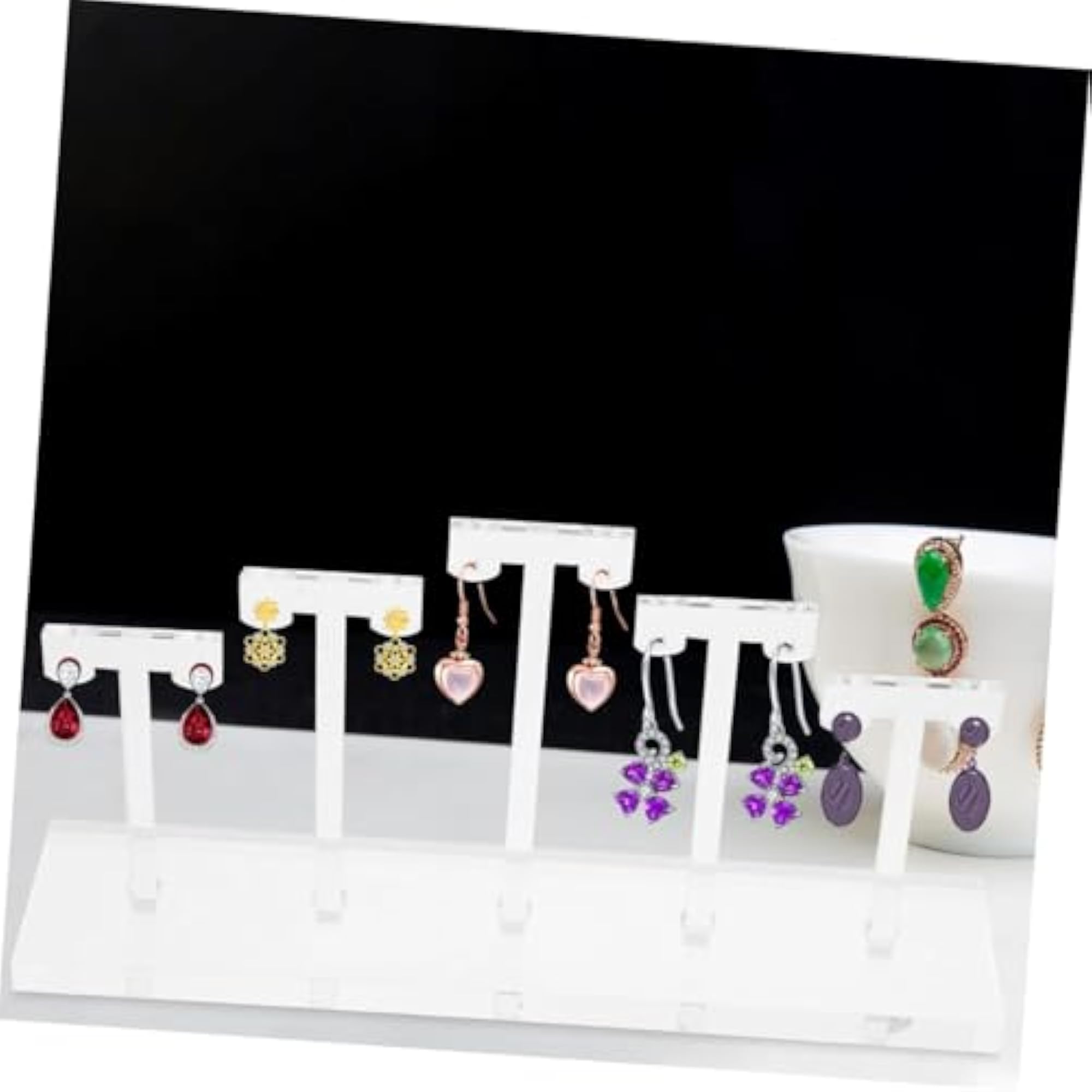Clear Acrylic Earring Holder Stand for Jewelry