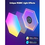 Govee Glide Hexa Light Panels, RGBIC Hexagon LED Wall Lights, Wi-Fi Smart Home Creative Wall Lights with Music Sync, Works with Alexa Google Assistant for Indoor Gaming Decor, 10 Pack - Image 4