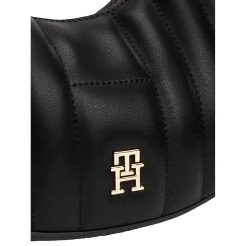 Tommy Hilfiger Quilted Crescent Shoulder Bag with Adjustable and Removable Crossbody Strap3